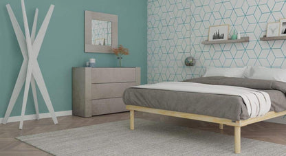 MOBILI FIVER Emma Kleiderständer Beton Grau Made in Italy